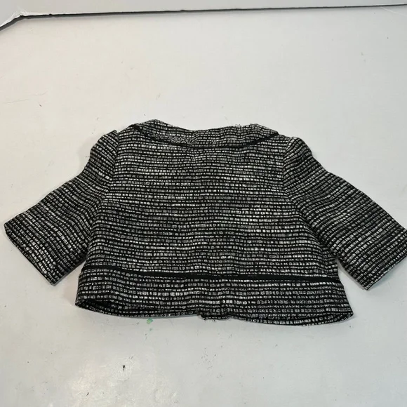 Janie & Jack French Voyage Sparkle Boucle Tweed Jacket Black Skirt Outfit Set